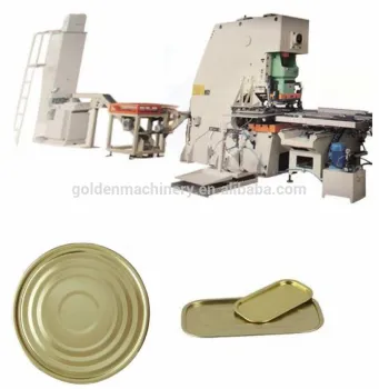 CNC Punch Press Metal Tin Lid Production Line