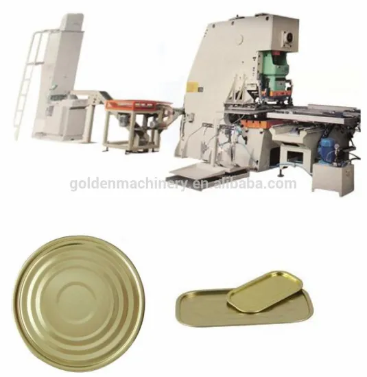 CNC Punch Press Metal Tin Lid Production Line