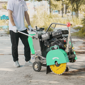 Small Handheld Diesel Concrete Groove Cutter - Steel Road Cutting Machine
