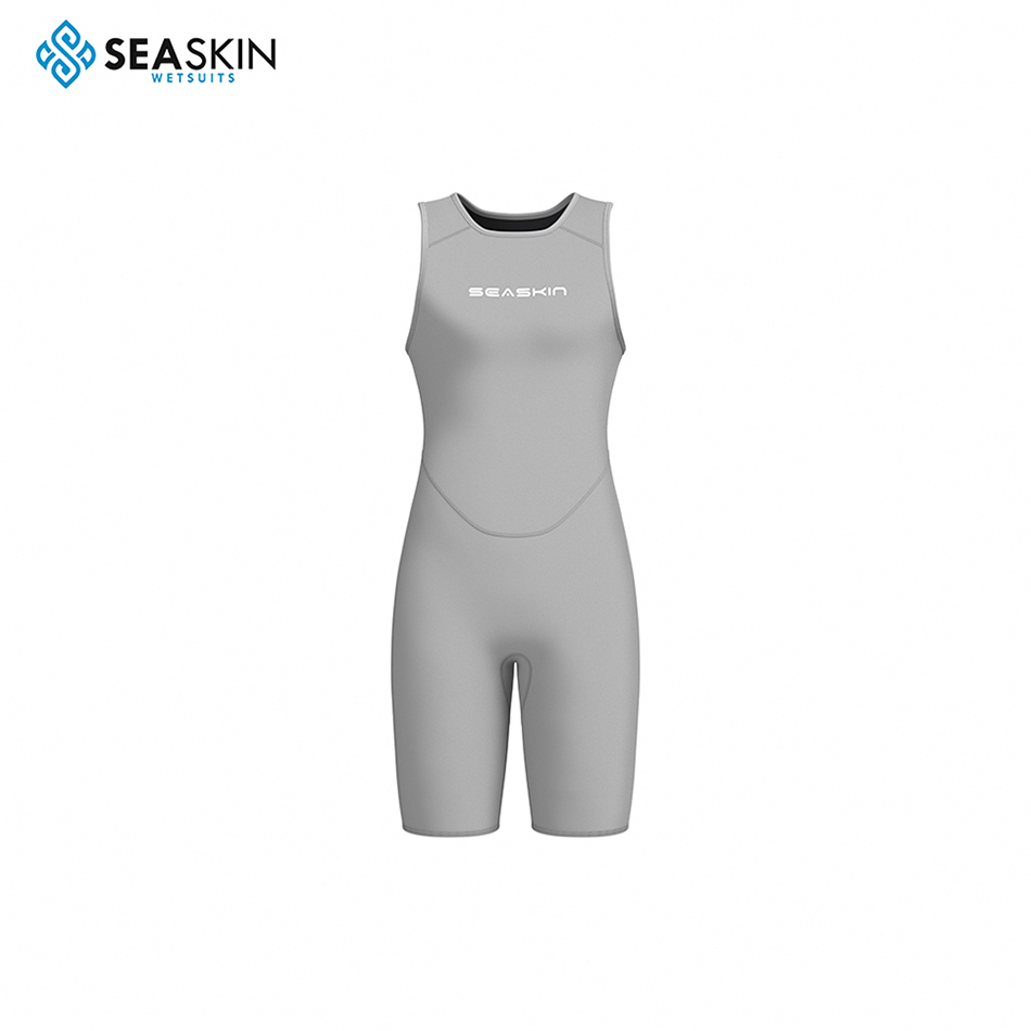 Seaskin Short John Zipperless Surfing Wetsuit untuk Wanita