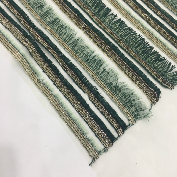 2020 Summer 3D Milky Yarn Sequin Embroidery Fabric