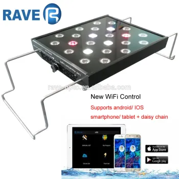 New Design WiFi control full spectrum LED aquarium light with CE for coral reef