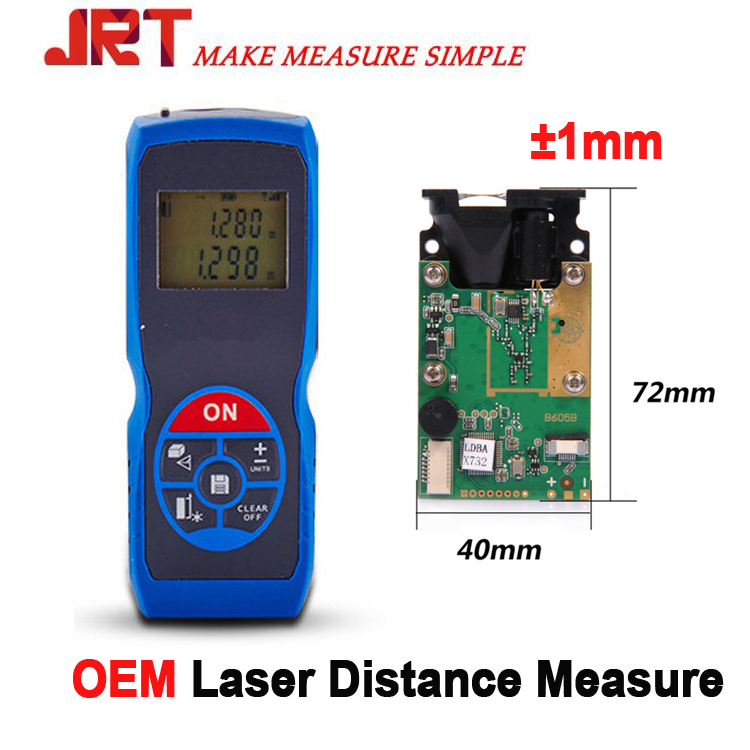 Laser-afstandsmeter-meting