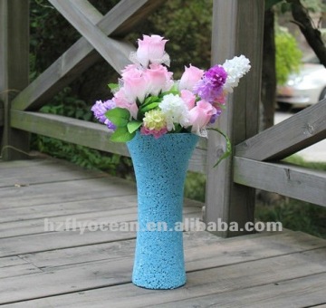 cheap Blue Mosaic glass Vase