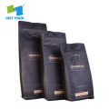 2020 Falt Bottom 8oz 250G 500G 1 фунт 2 фунта 5 фунтов 5 фунтов на молнии пакетики кофе клапана упаковка продуктов питания