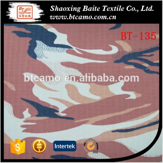 Ripstop Army Military Printed Fabric Camouflage Fabric