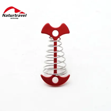 Red Fish Bone Style Floor Nail Tent Peg, Pathway Camp Wind Rope Anchor Hook