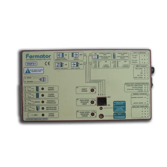 Original Elevator Fermator VVVF4 Door Inverter and VF4+ Elevator Door Controller: Enhancing Elevator Performance and Efficiency