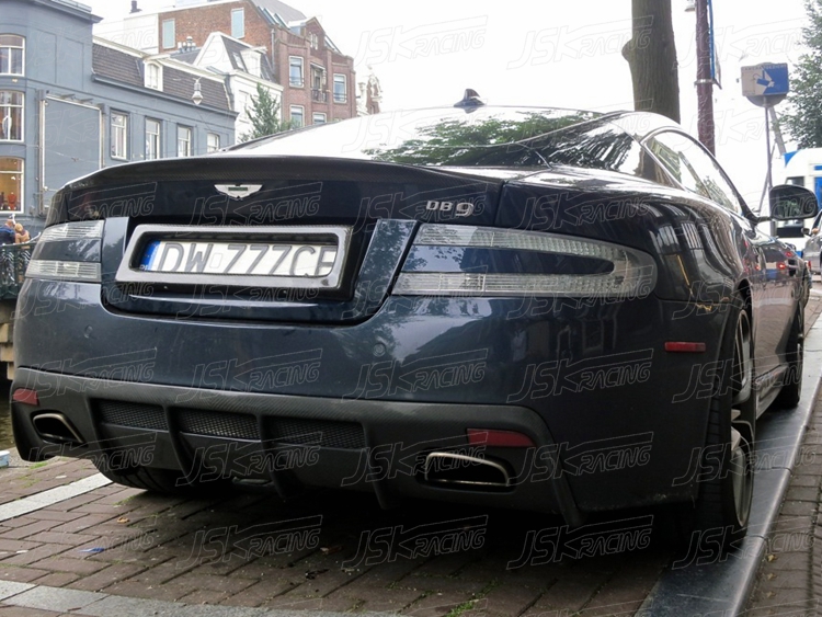 M Style Carbon Fiber Rear Diffuser For 2013-2016 Aston Martin Db9 Coupe ...