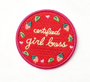 Customization strawberry Embroidered Patch
