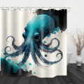 printing bath shower curtain