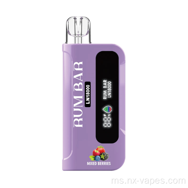 Rum bar 18000 puffs vape guna