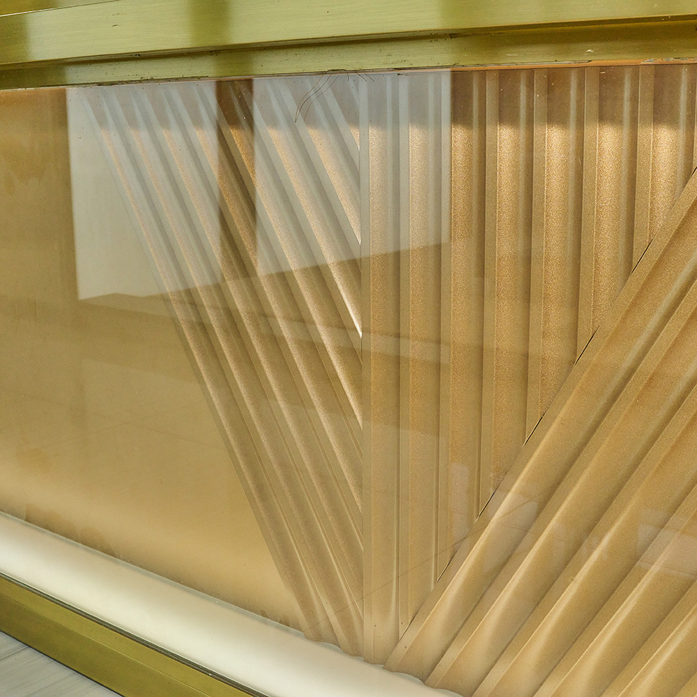 Gold Jewelry Display Cabinet
