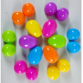 Free shipping 6 color Easter gift decoration Plastic eggs Easter Egg 6x4cm 50pcs/lot