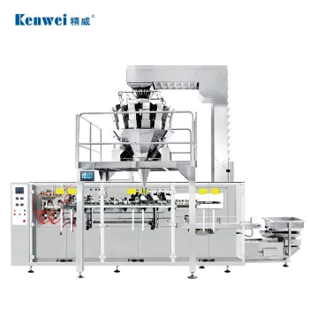 Horizontal Multihead Weighing Packing Machine with Z Conveyor for Coffee Powder