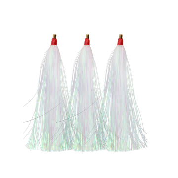 Pesca de agua salada: plataforma deslizante de té Bucktail para la casualidad con mylar