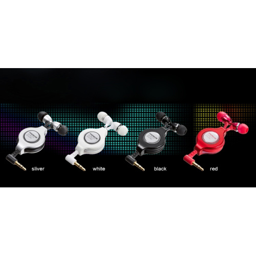 Best portable retractable earphones telescopic earbuds