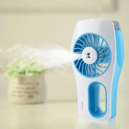 Personal Cooling Mini Fan Radio Rotating Sound Machine