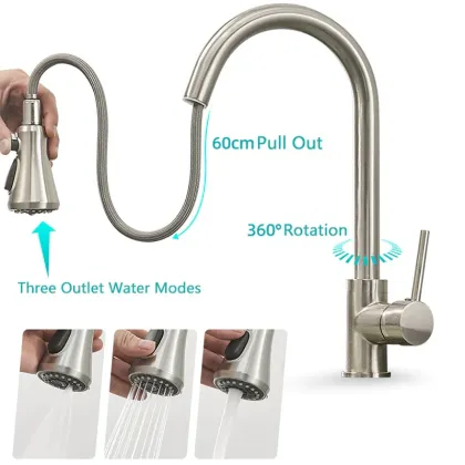 Smart Touch Stainless Steel Kitchen Sink Tap