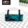 Custom tropical leaf flavour style PU leather handbag cosmetic bag pencil case&bag multifunctional bag