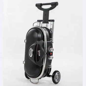 Outdoor Kitchen: Durable Stainless Steel Portable Gas BBQ Grill Machine for Camping