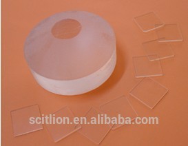 High quality CaF2 crystal optical windows laboratory equipment