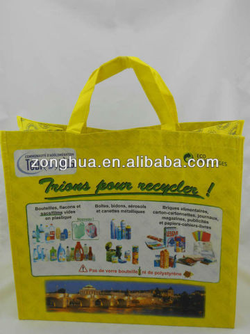 ZH1005R-PET designer shopping plastic bags