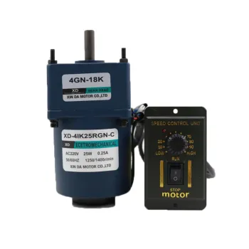 220V 25W Adjustable-Speed AC Gear Reducer with Speed Governor for Automatic Machinery