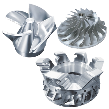Изготовленная на заказ алюминиевая крыльчатка с ЧПУ для насоса