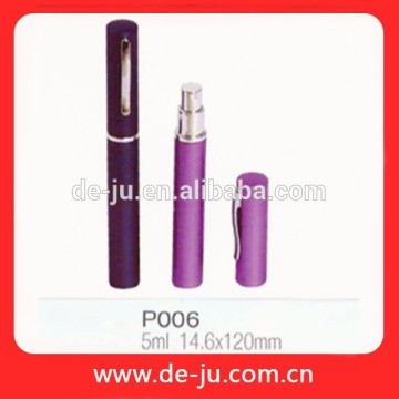 Aluminum Cap Perfume Tester Vial Cheap Long Pen Atomizer