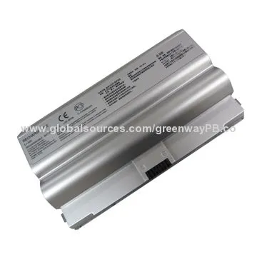 Replacement Laptop Battery for Sony VGP-BPS8, VGP-BPS8A, 10.8V, 4,400mAh Silver