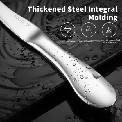 Oyster Clam Shucking Knife with Metal Handle for Seafood Kitchen Tools