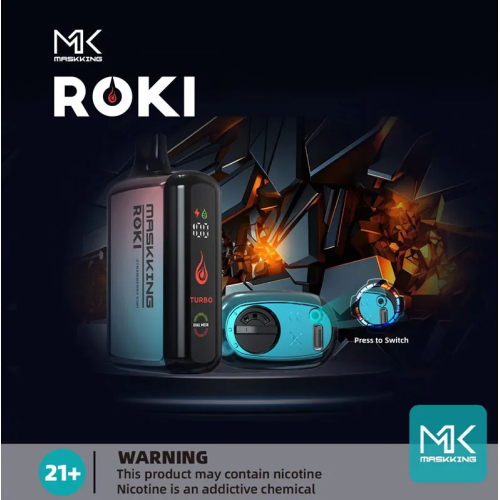 오리지널 마스킹 Roki 15000 퍼프 일회용 vape