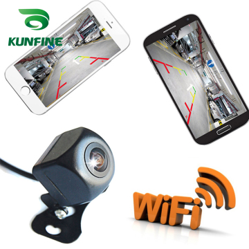 Camera posteriore per auto con auto wireless: fotocamera inversione WiFi con visione notturna a stella per iPhone e Android