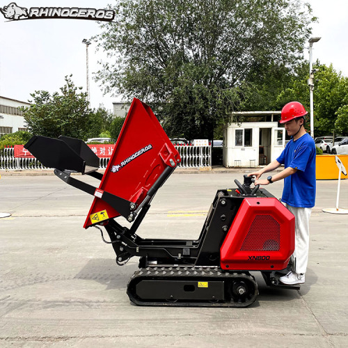 800kgs Tracked Hydraulic Mini Dumper Self Loading Construction Site ...