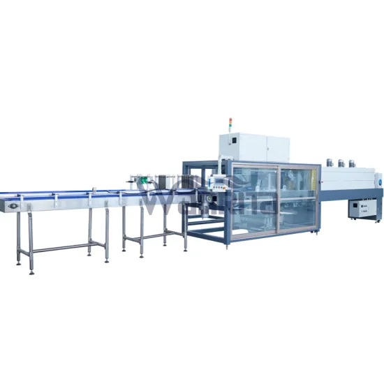 Full Automatic Plastic PE Film Heat Tunnel Shrink Wrapping Machine