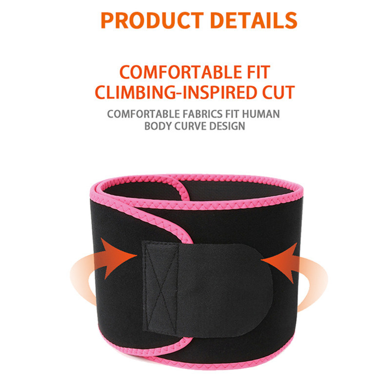 Premium Custom Adjustable Gym Exercise Weight Loss Fitness Sweat Tummy Waist trimmer Belt for Women Men Trainer