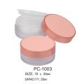 35 ml okrągłe plastikowe kosmetyczne luźne słoik proszkowy PC-1003