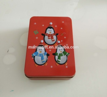 Separate rectangular Cany tin Gift box,without hingle