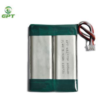 Portable DVD Battery Pack with 7.4V, Lithium Polymer battery