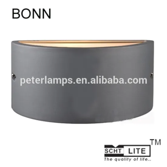 BONN IP44 E27 26W Aluminium PC Oval Bulkhead Light Fitting garden wall bulkhead light