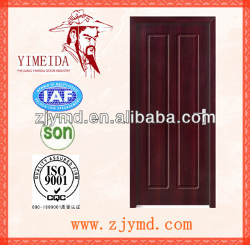 2015 wooden interior mdf pvc Paito Door