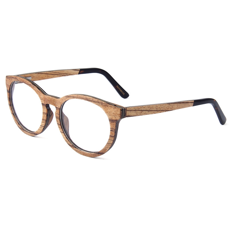 Round Wooden Optical Glasses Frames