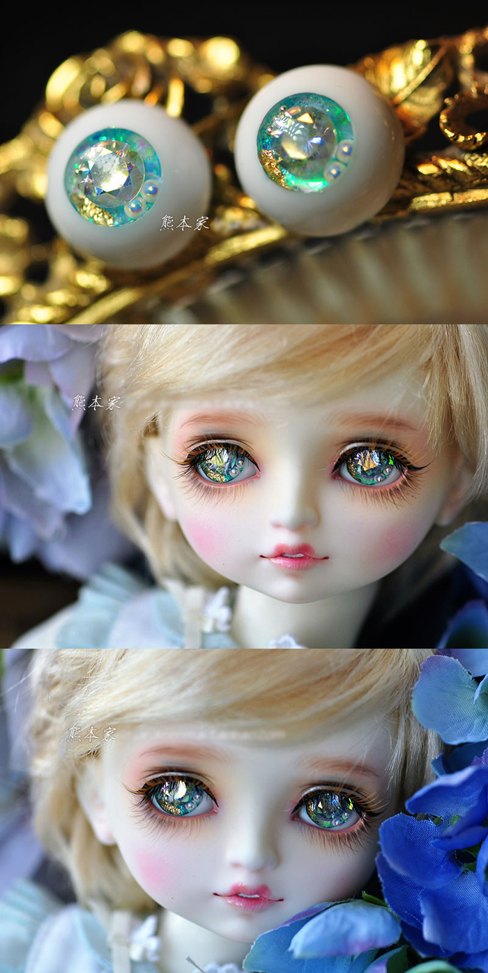 BJD Resin 14mm/16mm/18mm/20mm Sparkle Eyeballs