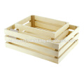 caja de madera natural caja de fruta cajas de madera / caja de madera de artesanías shuanglong