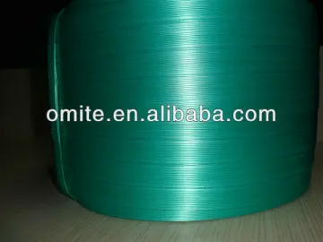Woven polyester strapping