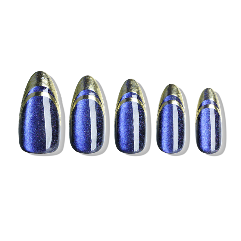 golden rench cat eye nail