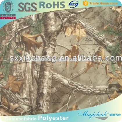 realtree camouflage taffeta fabric/210T