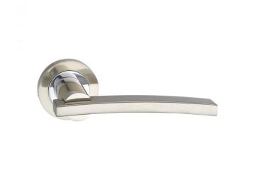 Hardware Zinc Alloy Door Lever Handle on Round Rose