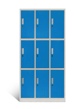 9 Compartment Steel Lockers for School